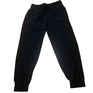 OGIO Women’s Size Med Black Ribbed Cuff Tie Waist Connection Jogger Pants